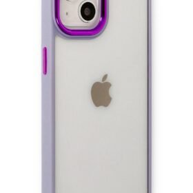 iPhone 14 Plus Kılıf Dora Kapak - Lila-(5796)