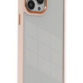 iPhone 14 Pro Max Kılıf Dora Kapak - Pudra-(5796)