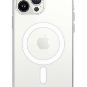 iPhone 14 Pro Max Kılıf Magneticsafe Şeffaf Silikon - Şeffaf-(5796)