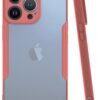 iPhone 14 Pro Kılıf Platin Silikon - Pembe-(5796)