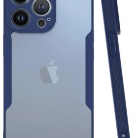 iPhone 14 Pro Kılıf Platin Silikon - Lacivert-(5796)