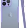 iPhone 14 Pro Max Kılıf Platin Silikon - Lila-(5796)