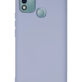 İnfinix Hot 10 Play Kılıf Nano içi Kadife Silikon - Lila-(5796)