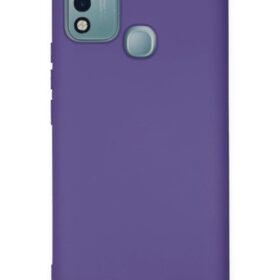 İnfinix Hot 10 Play Kılıf Nano içi Kadife Silikon - Mor-(5796)