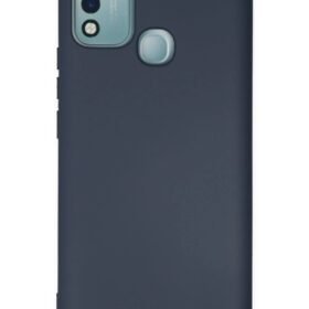 İnfinix Hot 10 Play Kılıf Nano içi Kadife Silikon - Lacivert-(5796)