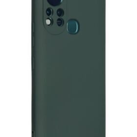 İnfinix Hot 11s Kılıf Nano içi Kadife Silikon - Koyu Yeşil-(5796)