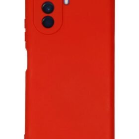 Huawei Nova Y70 Kılıf Nano içi Kadife Silikon - Kırmızı-(5796)