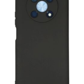 Huawei Nova Y90 Kılıf Nano içi Kadife Silikon - Siyah-(5796)