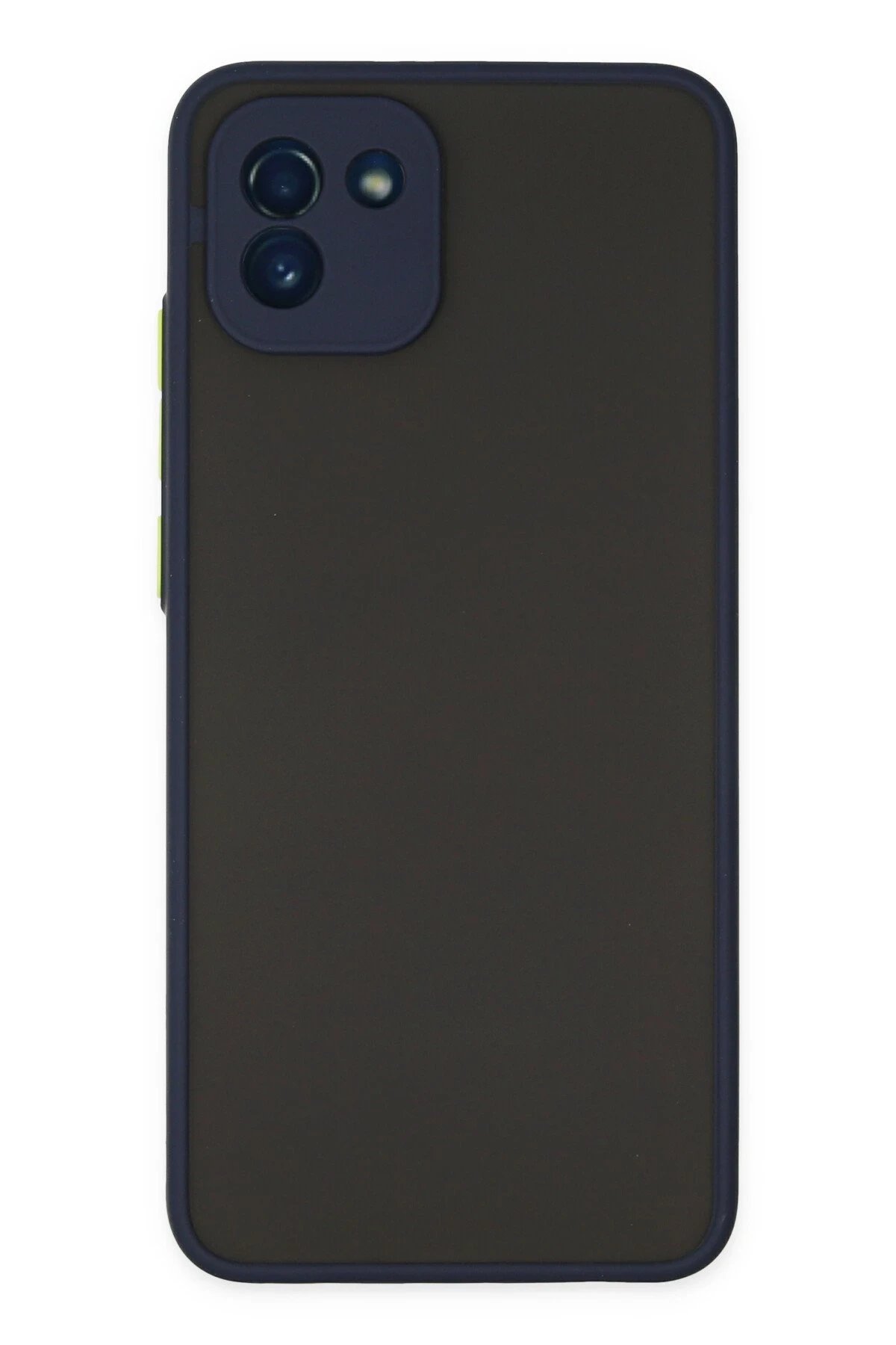 Samsung Galaxy A03 Kılıf Montreal Silikon Kapak - Lacivert-(5796)