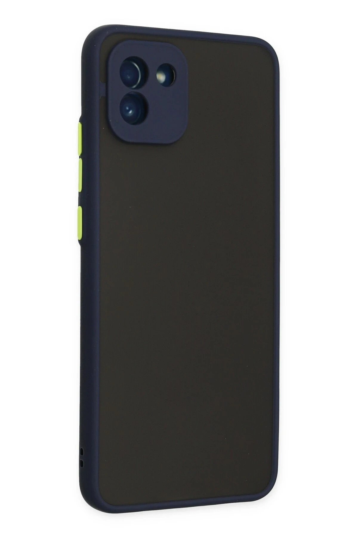 Samsung Galaxy A03 Kılıf Montreal Silikon Kapak - Lacivert-(5796) - Görsel 2