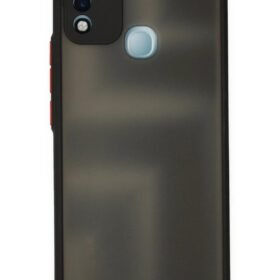 İnfinix Hot 10 Play Kılıf Montreal Silikon Kapak - Siyah-(5796)