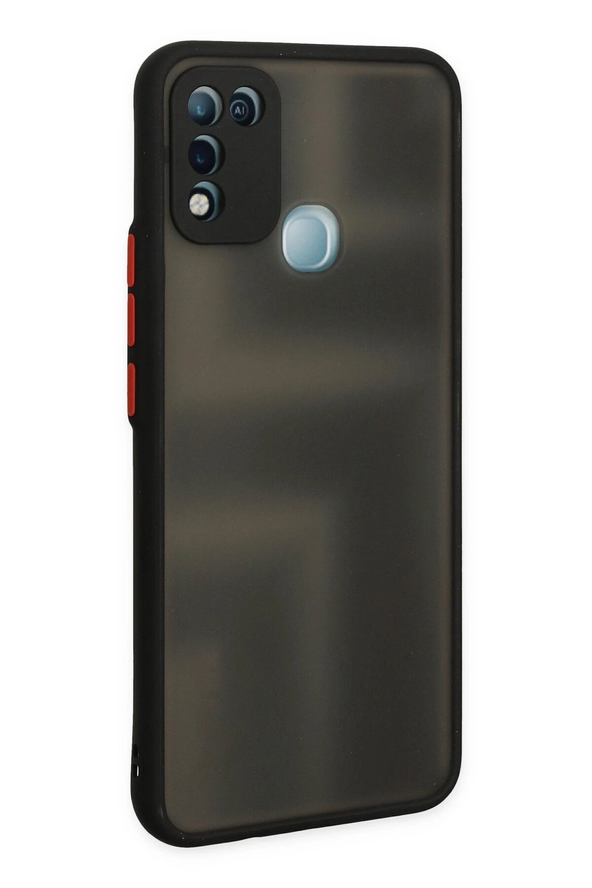 İnfinix Hot 10 Play Kılıf Montreal Silikon Kapak - Siyah-(5796) - Görsel 2