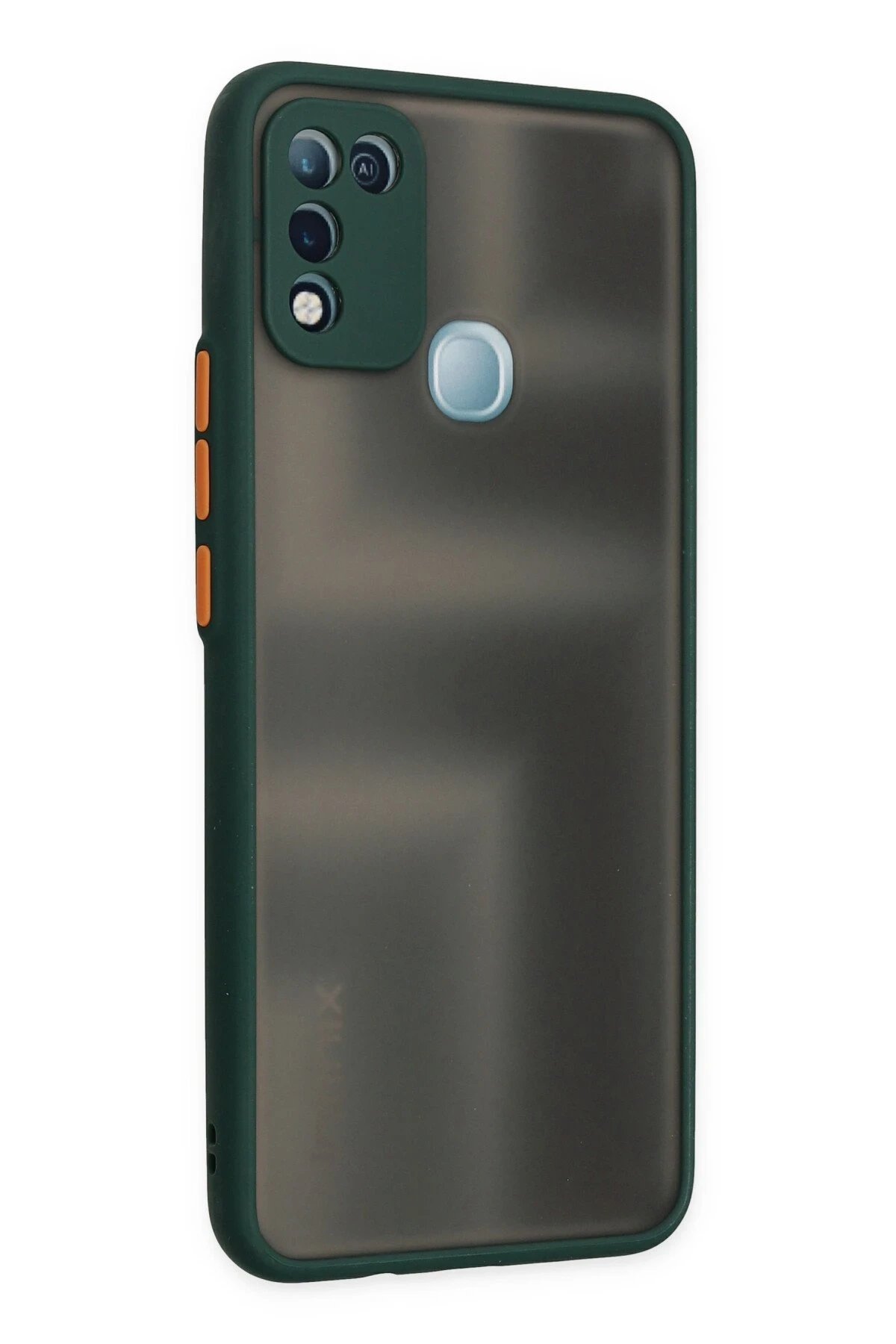 İnfinix Hot 10 Play Kılıf Montreal Silikon Kapak - Yeşil-(5796) - Görsel 2