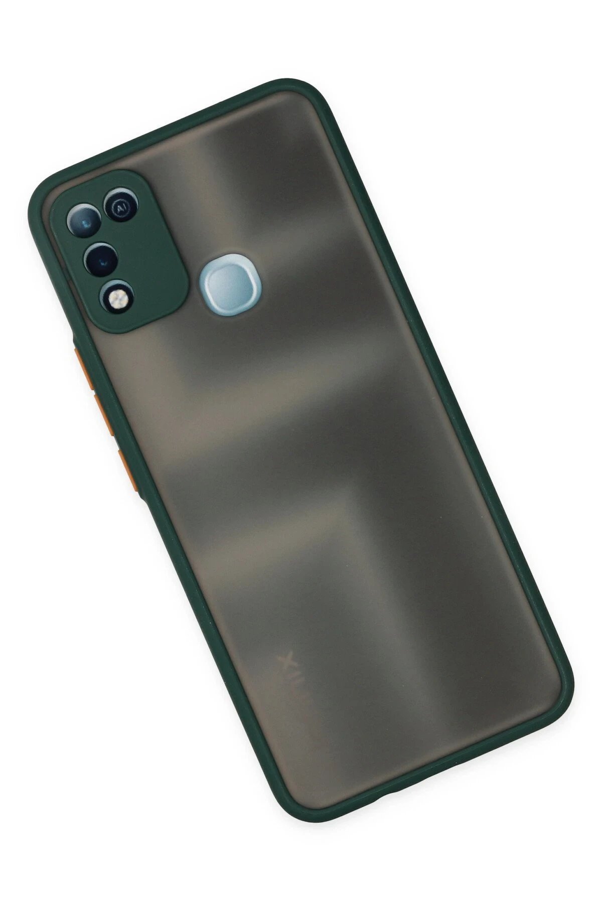 İnfinix Hot 10 Play Kılıf Montreal Silikon Kapak - Yeşil-(5796) - Görsel 3