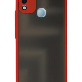 İnfinix Hot 10 Play Kılıf Montreal Silikon Kapak - Kırmızı-(5796)