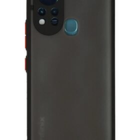 İnfinix Hot 11s Kılıf Montreal Silikon Kapak - Siyah-(5796)