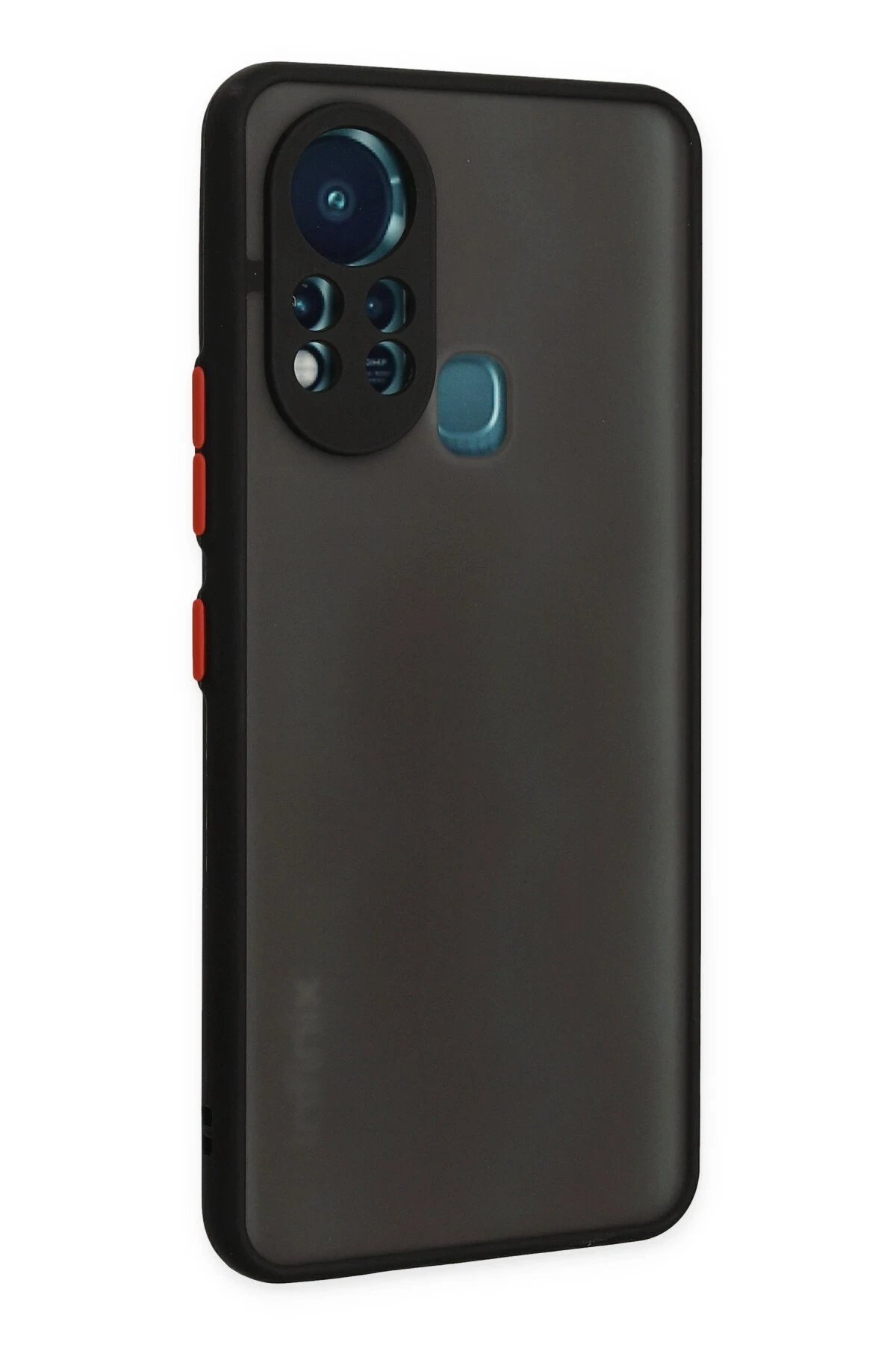 İnfinix Hot 11s Kılıf Montreal Silikon Kapak - Siyah-(5796) - Görsel 2