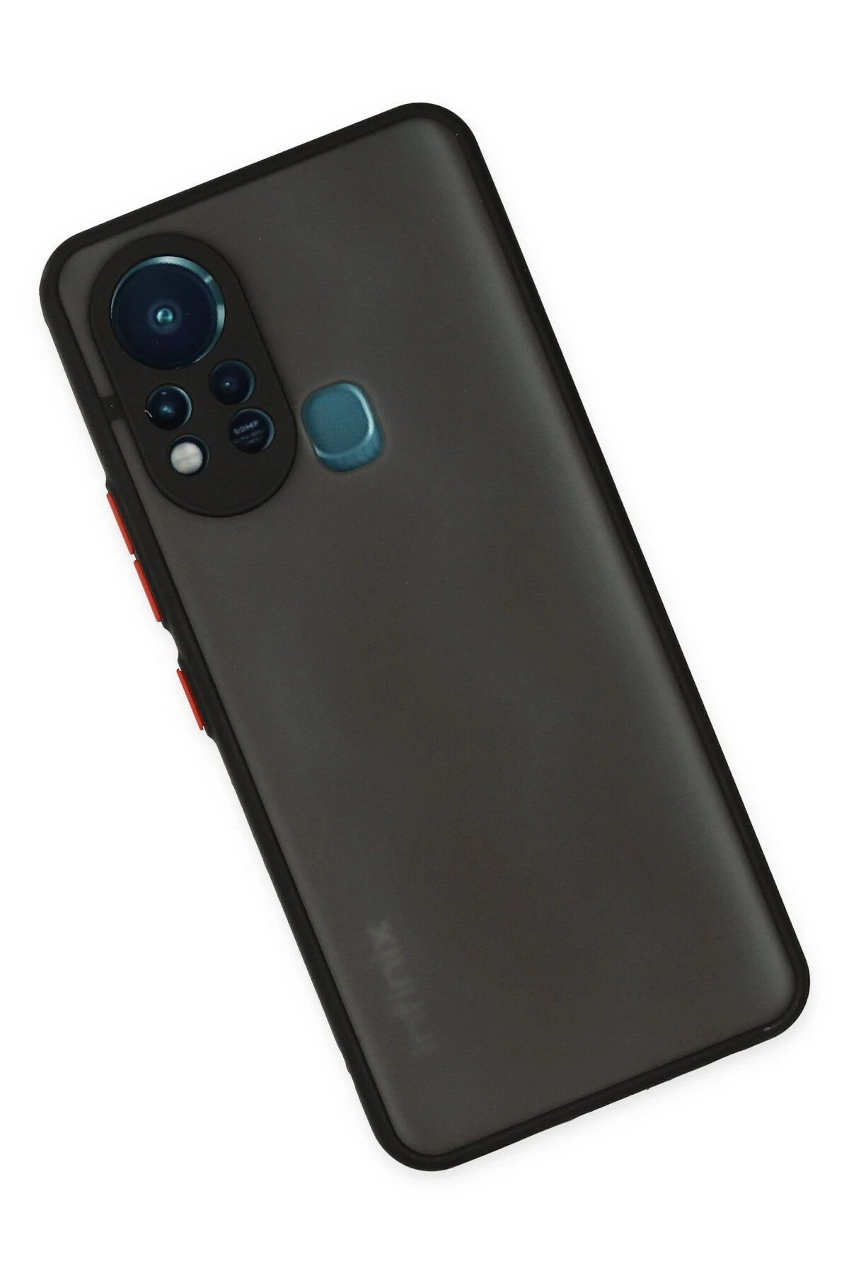 İnfinix Hot 11s Kılıf Montreal Silikon Kapak - Siyah-(5796) - Görsel 3