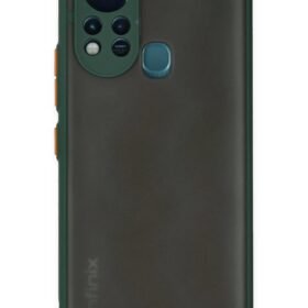 İnfinix Hot 11s Kılıf Montreal Silikon Kapak - Yeşil-(5796)