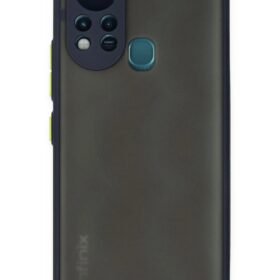 İnfinix Hot 11s Kılıf Montreal Silikon Kapak - Lacivert-(5796)