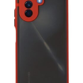 Huawei Nova Y70 Kılıf Montreal Silikon Kapak - Kırmızı-(5796)