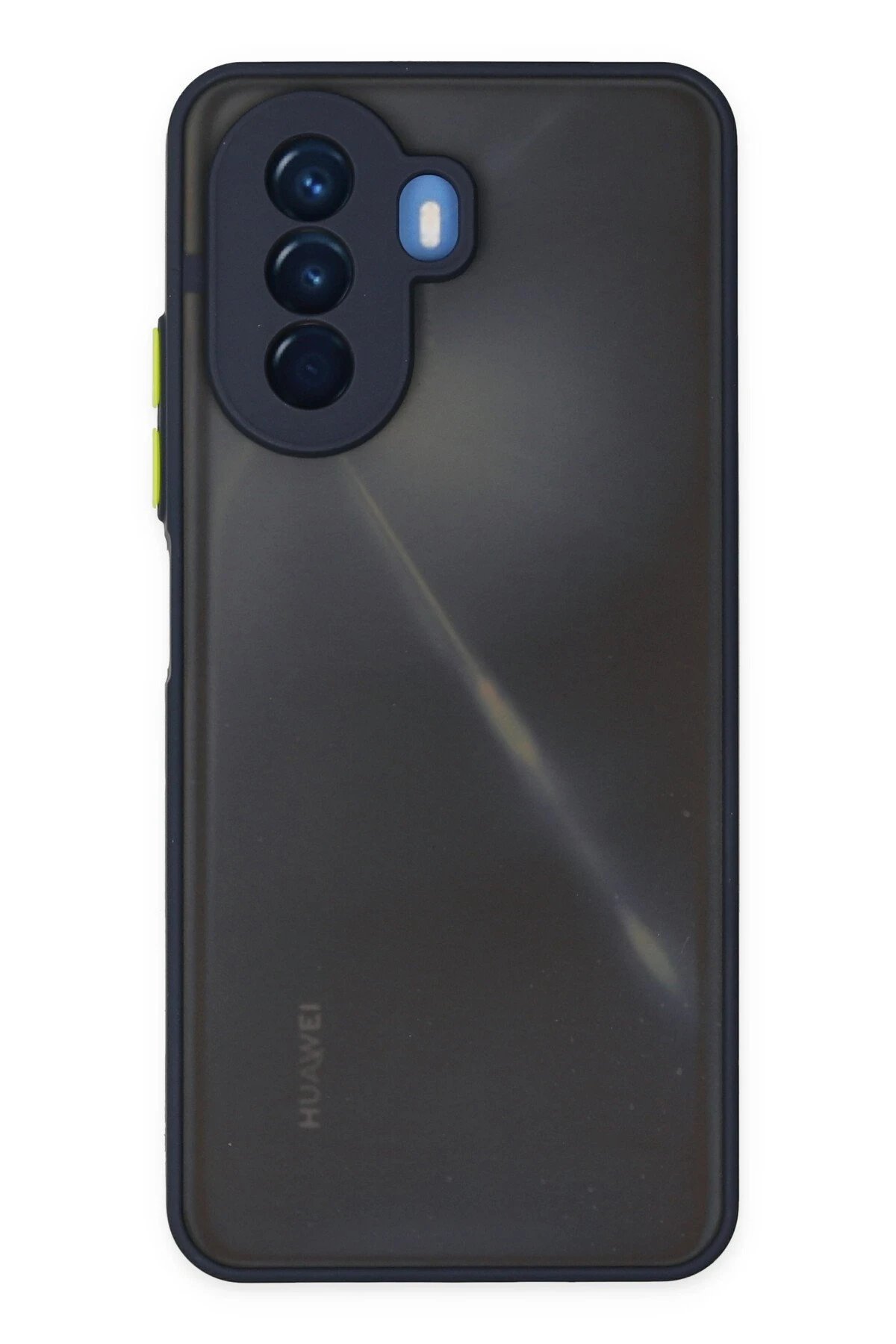 Huawei Nova Y70 Kılıf Montreal Silikon Kapak - Lacivert-(5796)