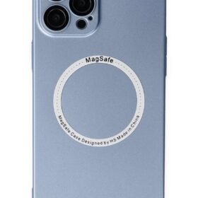 iPhone 12 Pro Kılıf Jack Magneticsafe Lens Silikon - Sierra Blue-(5796)