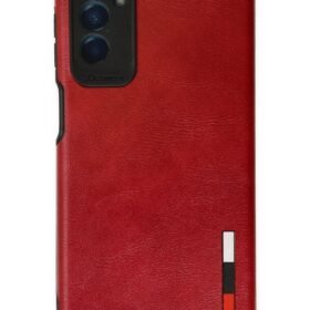 Samsung Galaxy M13 Kılıf Loop Deri Silikon - Kırmızı-(5796)