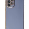 Samsung Galaxy A73 5G Kılıf Volet Silikon - Mavi-(5796)