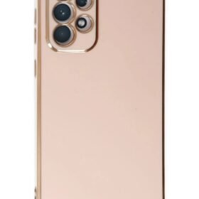Samsung Galaxy A73 5G Kılıf Volet Silikon - Pembe-(5796)