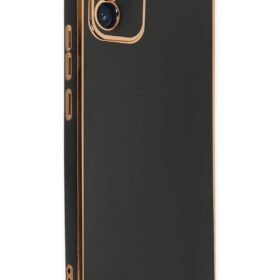 Samsung Galaxy A03 Kılıf Volet Silikon - Siyah-(5796)