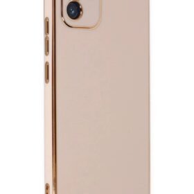 Samsung Galaxy A03 Kılıf Volet Silikon - Pembe-(5796)