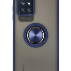 Xiaomi Redmi 10 2022 Kılıf Montreal Yüzüklü Silikon Kapak - Lacivert-(5796)