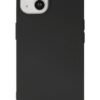 iPhone 14 Plus Kılıf Nano içi Kadife Silikon - Siyah-(5796)