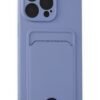 iPhone 14 Pro Max Kılıf Kelvin Kartvizitli Silikon - Lila-(5796)