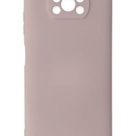 Xiaomi Pocophone X3 Kılıf Nano içi Kadife Silikon - Pudra-(5796)