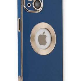 iPhone 14 Plus Kılıf Store Silikon - Mavi-(5796)