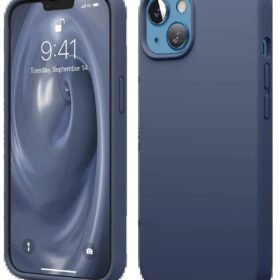 iPhone 14 Kılıf First Silikon - Lacivert-(5796)