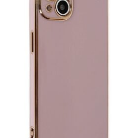 iPhone 14 Kılıf Volet Silikon - Mor-(5796)