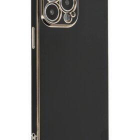 iPhone 14 Pro Kılıf Volet Silikon - Siyah-(5796)