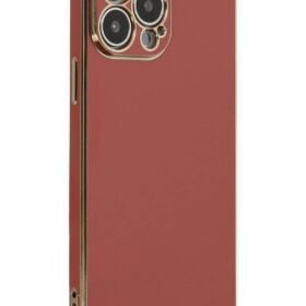 iPhone 14 Pro Max Kılıf Volet Silikon - Kırmızı-(5796)