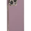iPhone 14 Pro Max Kılıf Volet Silikon - Mor-(5796)