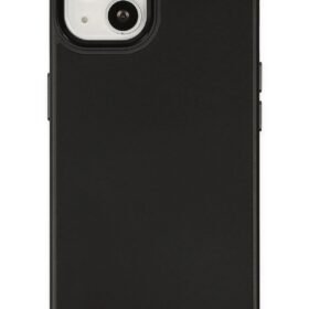 iPhone 14 Plus Kılıf Asya Deri Silikon - Siyah-(5796)