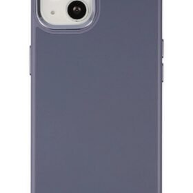 iPhone 14 Plus Kılıf Asya Deri Silikon - Mor-(5796)