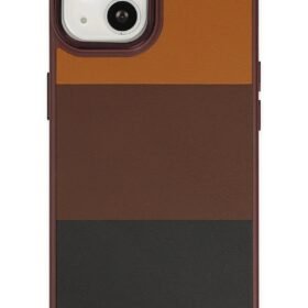 iPhone 14 Plus Kılıf King Kapak - Bordo-Siyah-(5796)