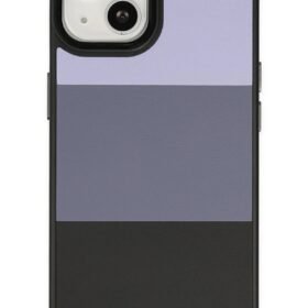 iPhone 14 Plus Kılıf King Kapak - Lila-Siyah-(5796)