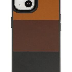 iPhone 14 Plus Kılıf King Kapak - Taba-Siyah-(5796)