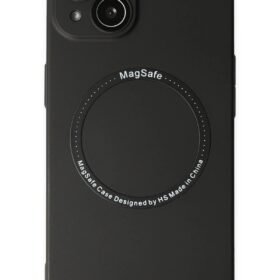 iPhone 14 Plus Kılıf Jack Magneticsafe Lens Silikon - Siyah-(5796)