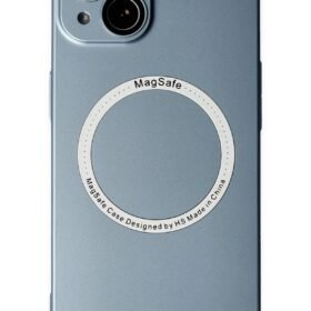 iPhone 14 Plus Kılıf Jack Magneticsafe Lens Silikon - Sierra Blue-(5796)