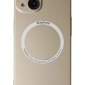iPhone 14 Plus Kılıf Jack Magneticsafe Lens Silikon - Gold-(5796)